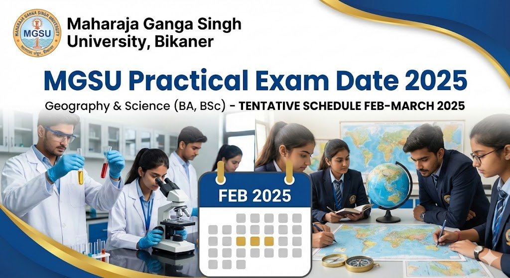 MGSU Practical Exam Date 2025