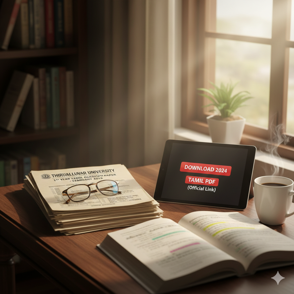 thiruvalluvar university 1st year tamil question paper